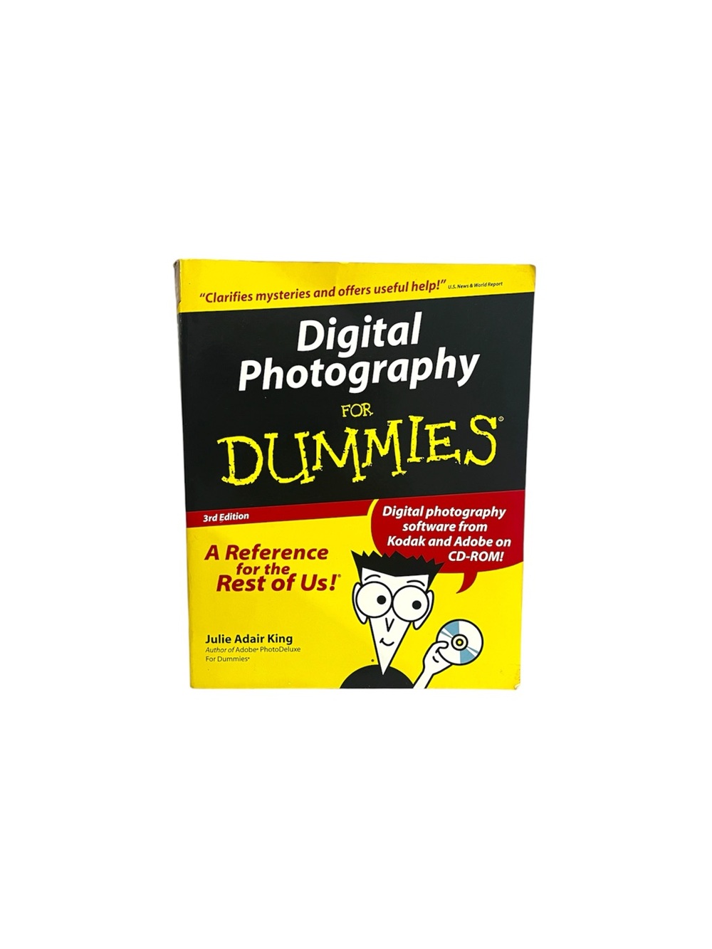 Digital Photography for Dummies by Julie Adair King (1999, Paperback) W/ CD-ROM